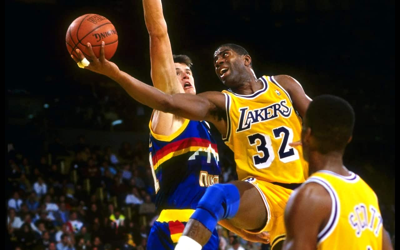 Magic Johnson, LA Lakers, basketball player