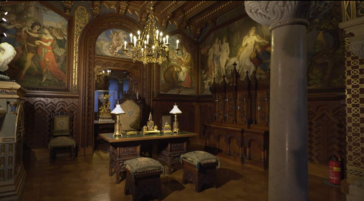 Inside Neuschwanstein castle