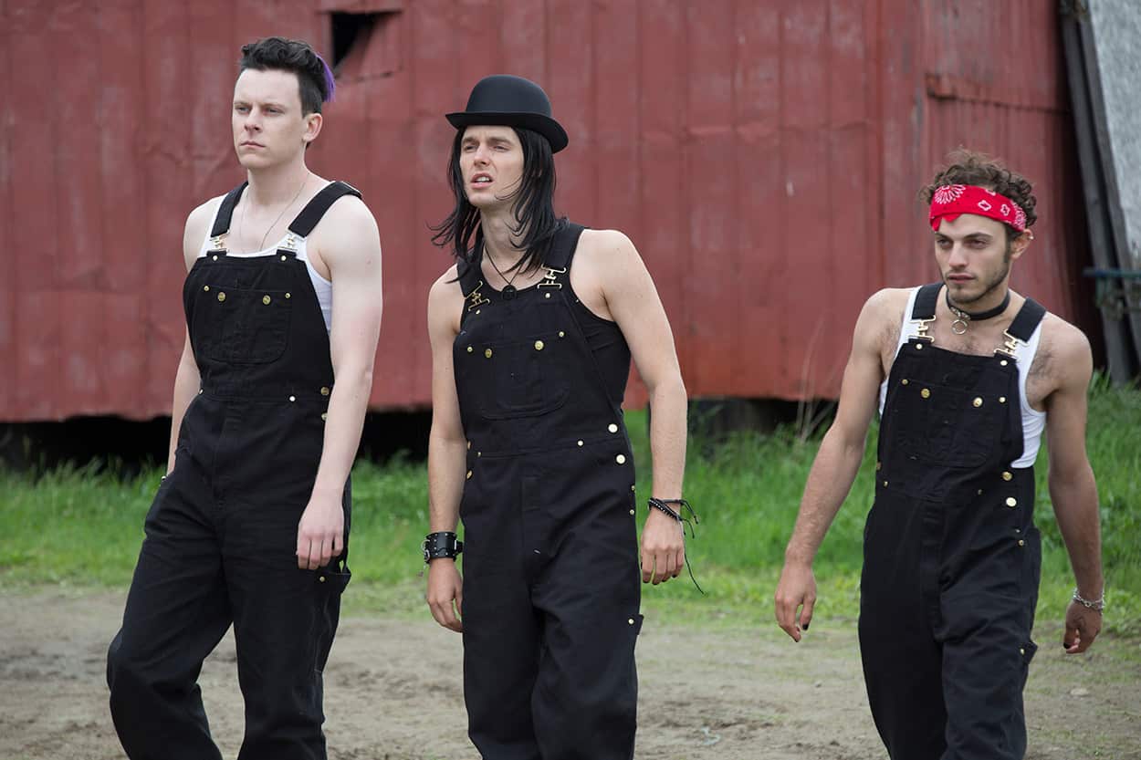 Alexander de Jordy, Tyler Johnson and Evan Stern in Letterkenny