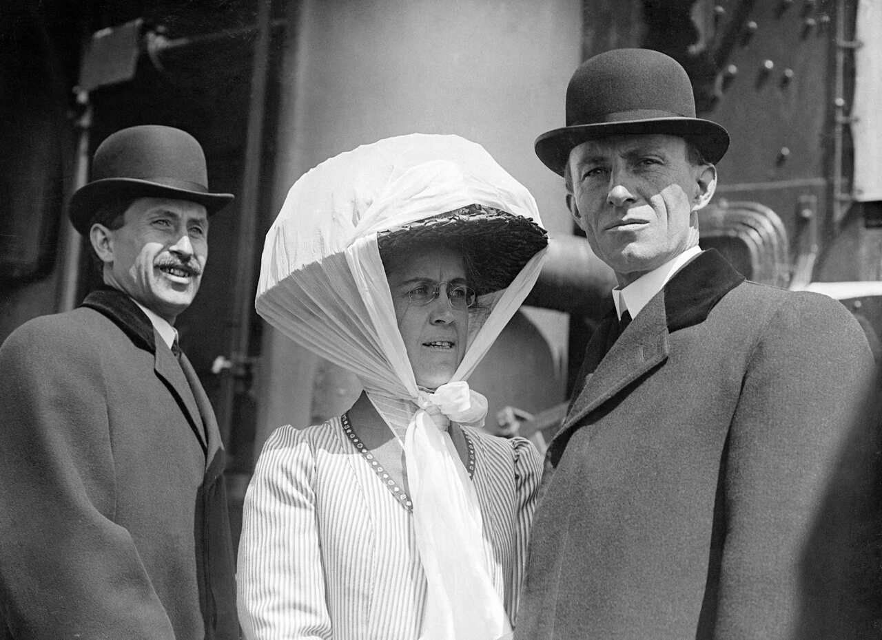 Orville, Wilbur and Katharine Wright