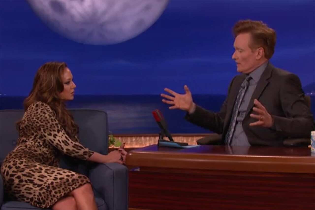 Leah Remini, Conan O'Brien