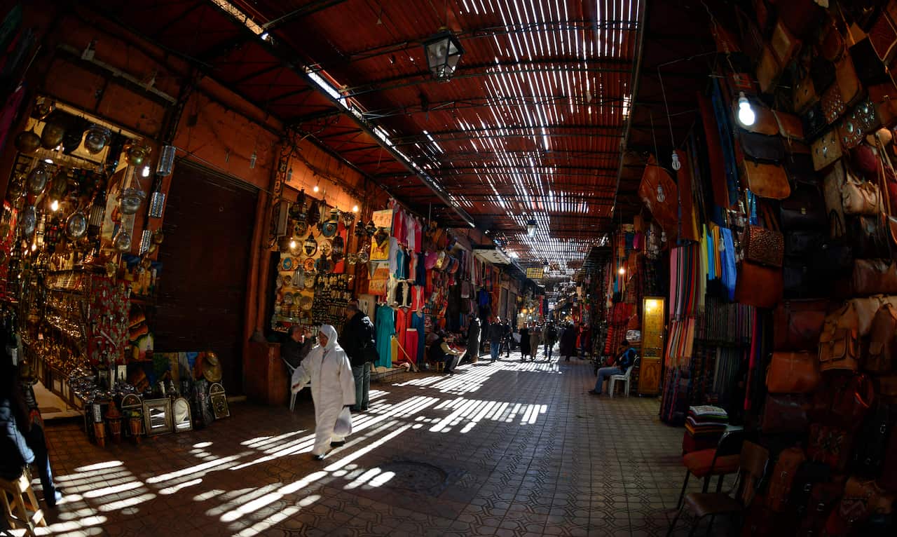 The Medina Souks, Marrakech, Morocco