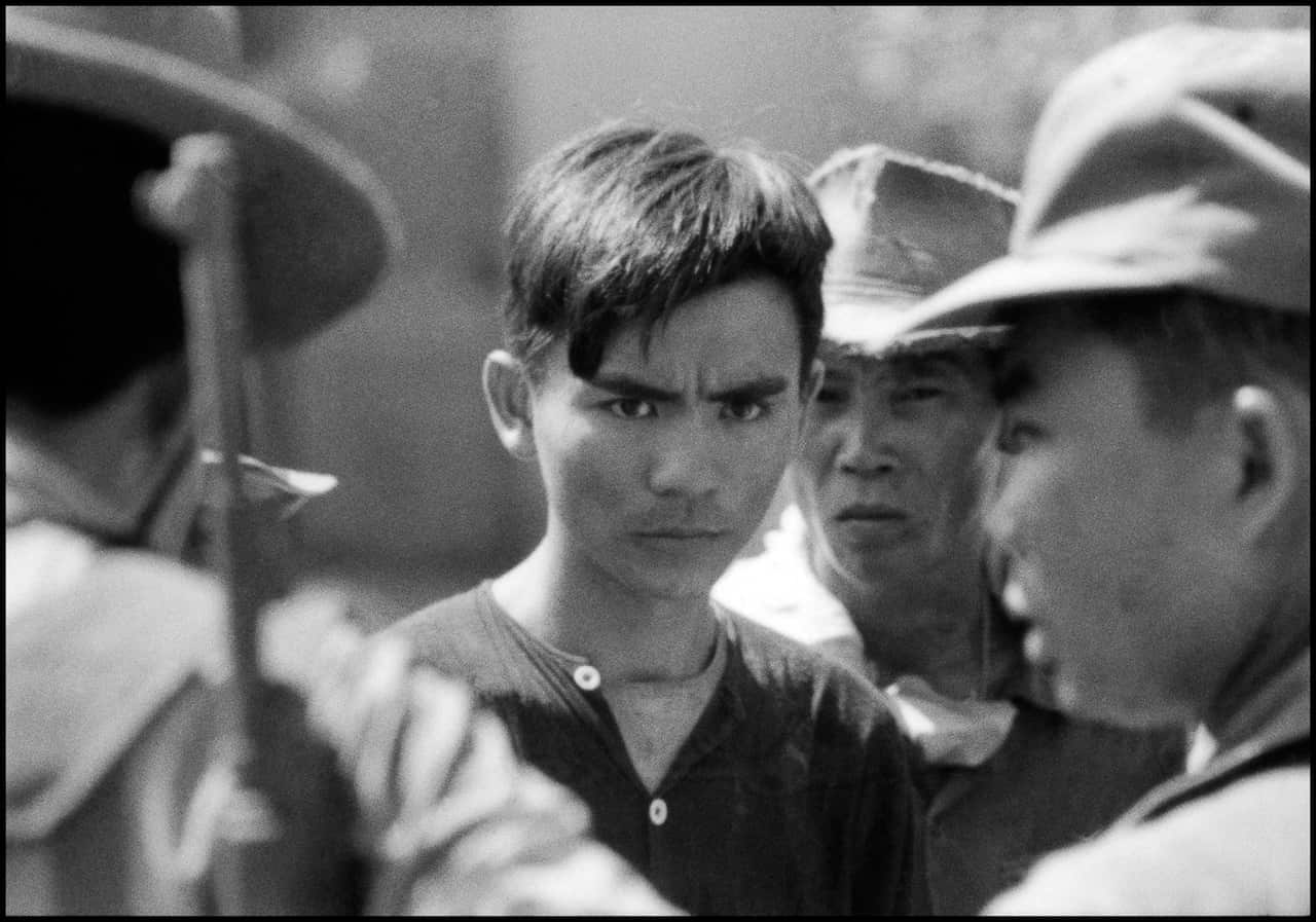 Vietnamese farmer detained for questioning, 1967.