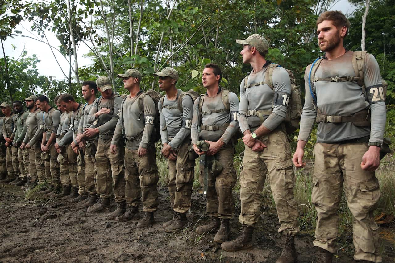 Contestants on SAS Who Dares Wins