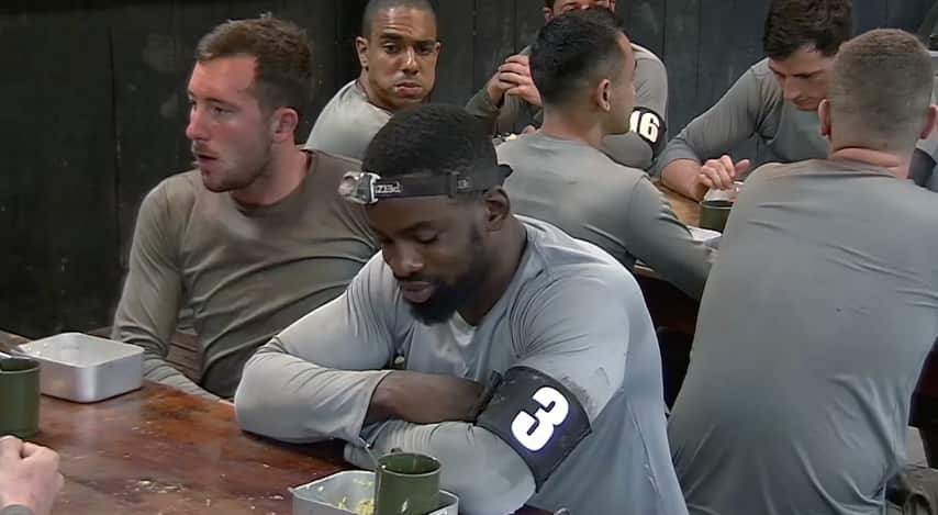 SAS Who Dares Wins eating