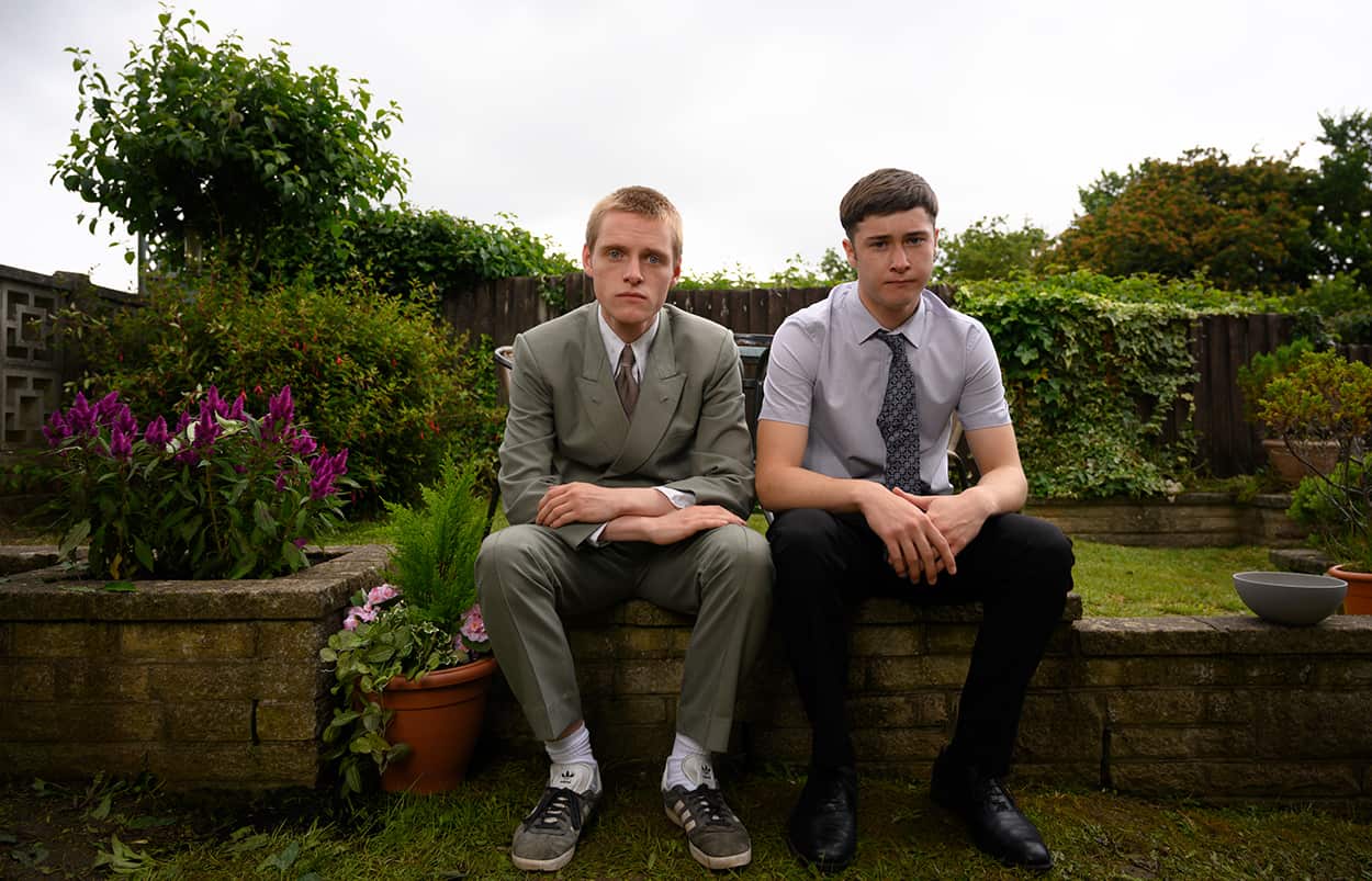 Danny (Lewis Gribben) and Sam (Samuel Bottomly) in Somewhere Boy