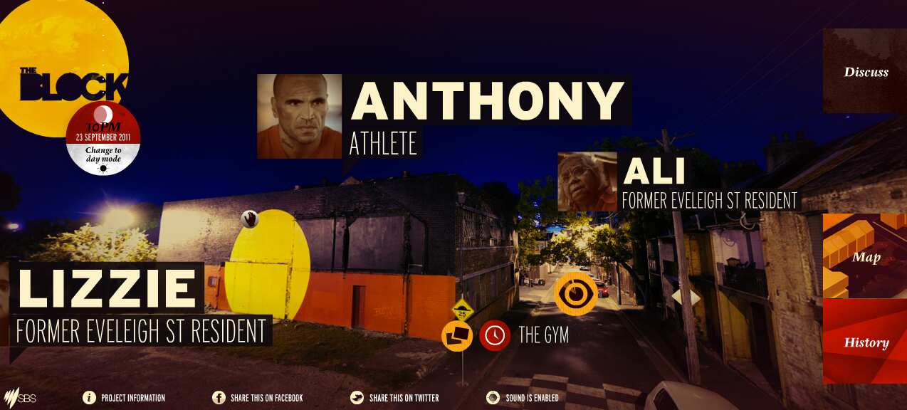 'The Block' online documentary captures these famous streets of Redfern as they were.