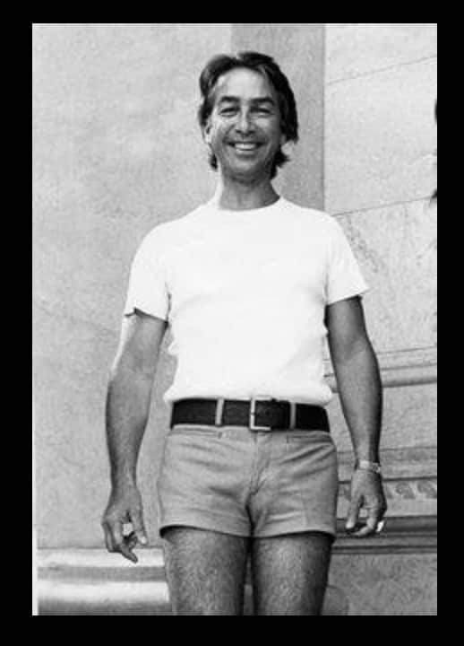 Don Dunstan pink shorts