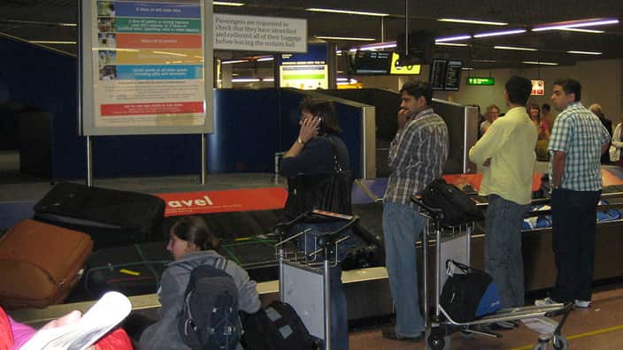 Airport baggage carousel, The Secret Life of the Airport, baggage claim