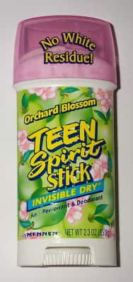Teen Spirit deodorant stick.