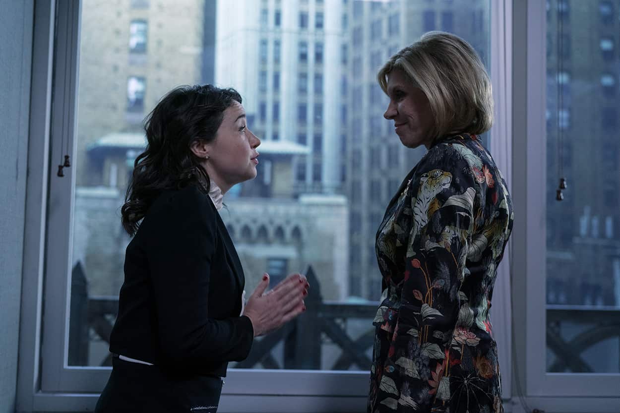 Sarah Steele and Christine Baranski