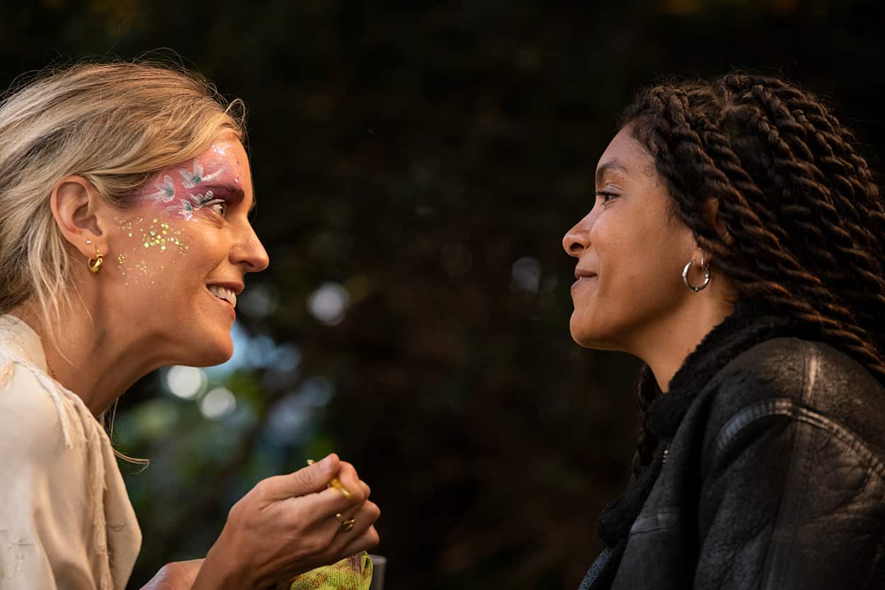 Denise Gough (left) and Thalissa Teixeira in Too Close