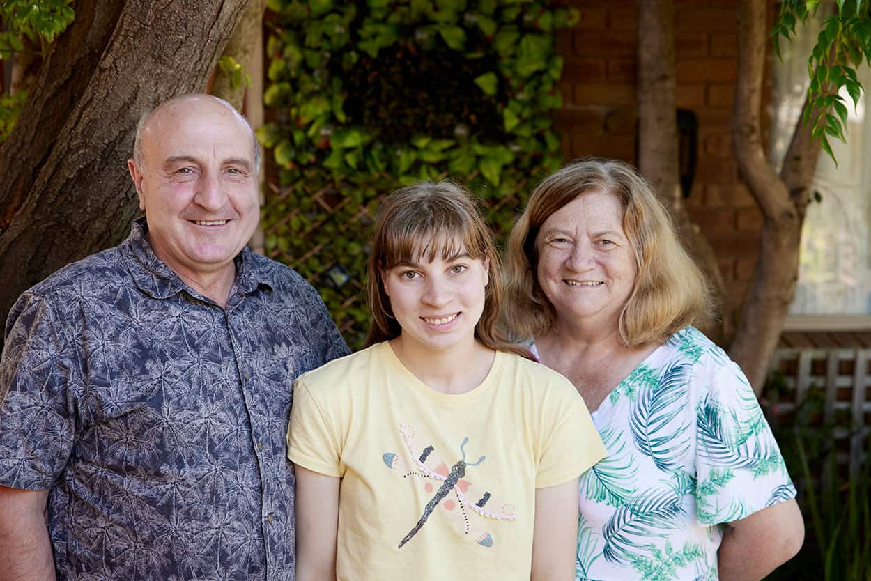 Whatever Scares You Breanna with parents