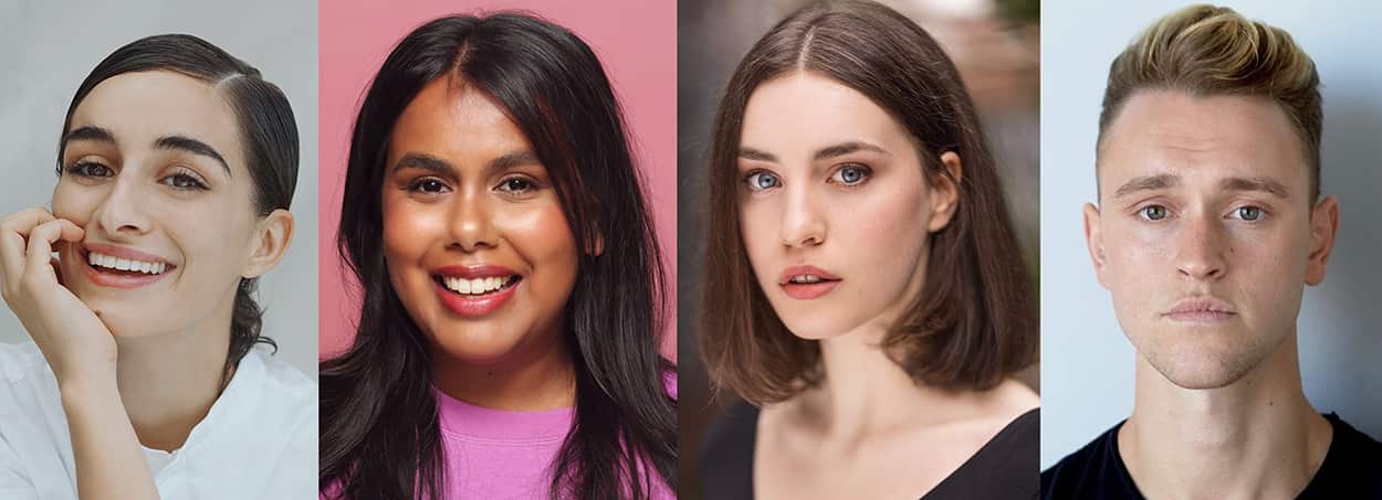 L-R: Michela De Rossi, Phoebe Grainer, Jana Zvedeniuk, Matt Testro