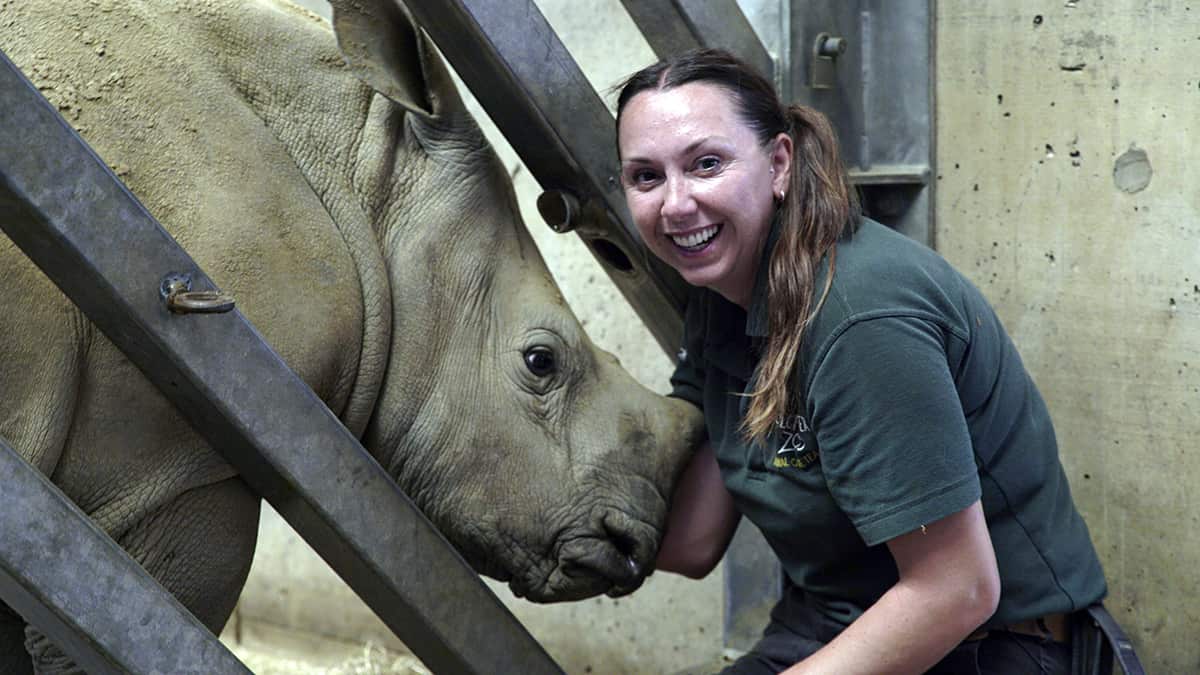 Zoo Mum Sarah with Lottie