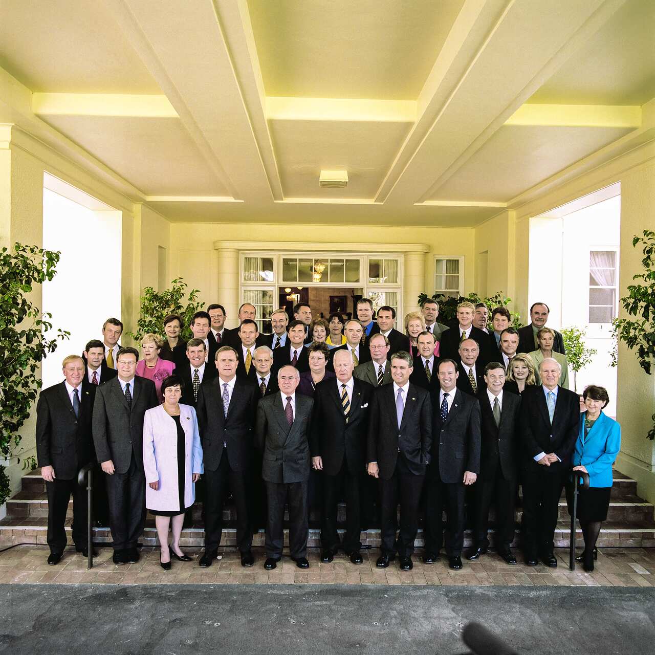 The swearing in of the third Howard ministry. 