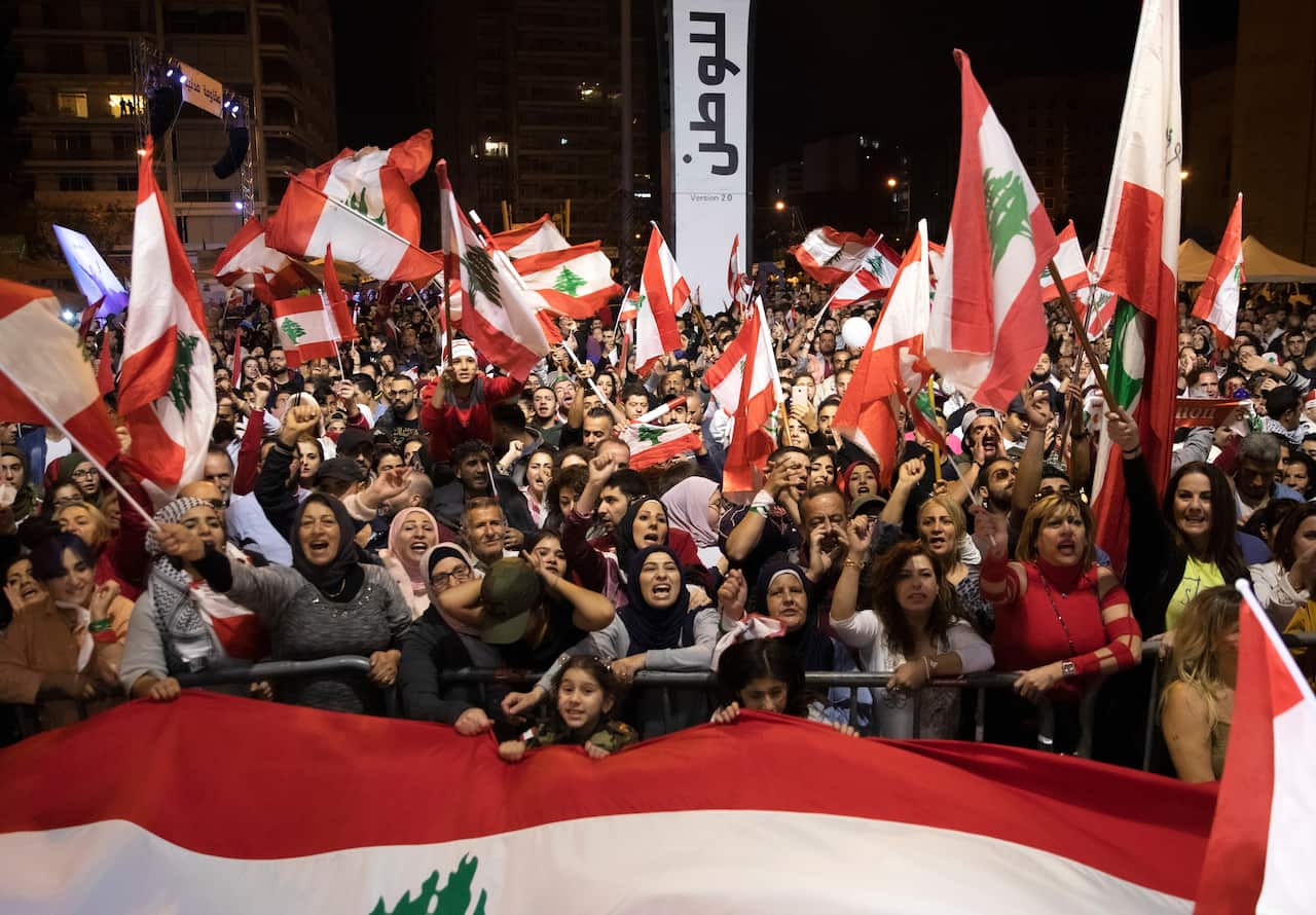 Anti-government protests have rocked Lebanon for two months.