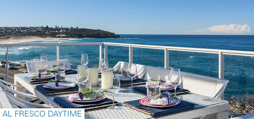 The view from the Freshwater home in Sydney, NSW.