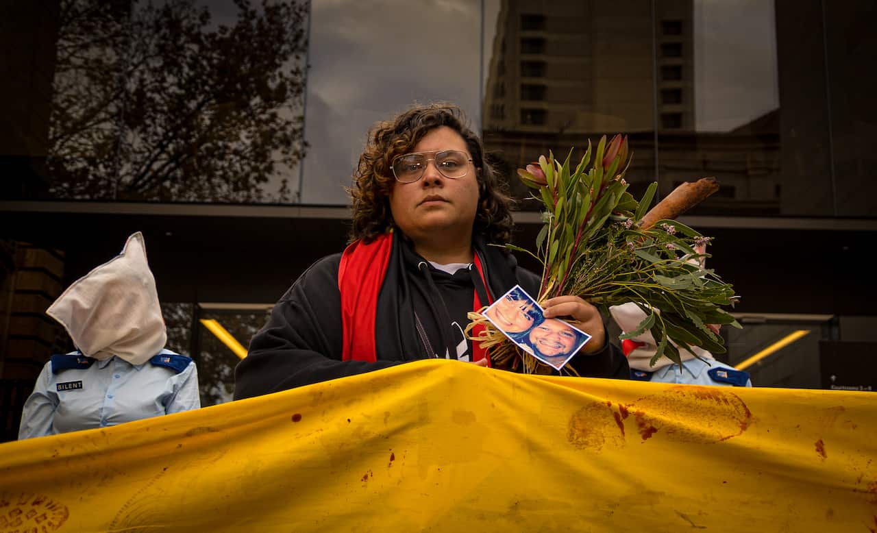 Wayne Fella Morrison's sibling Latoya Rule in Adelaide.