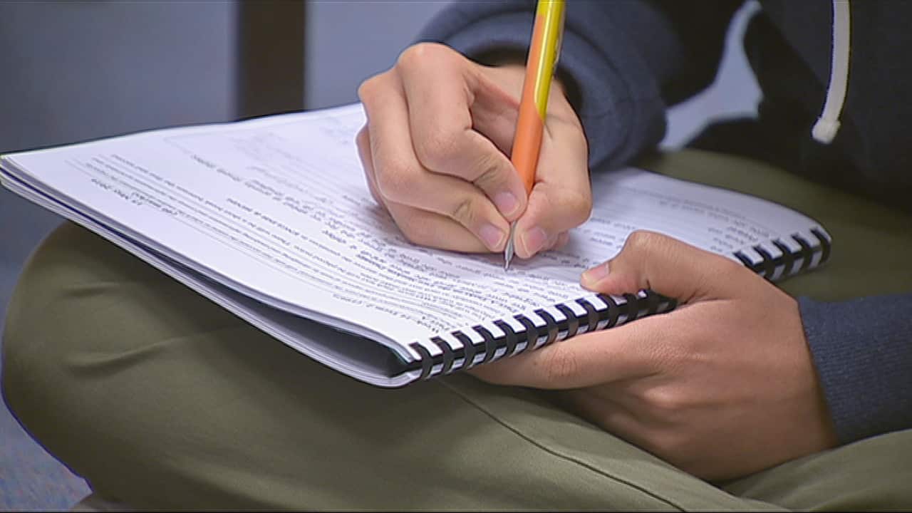 Students studying Hindi for the HSC