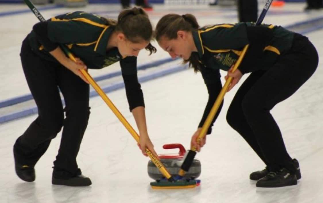 Tahli (right) playing as a junior