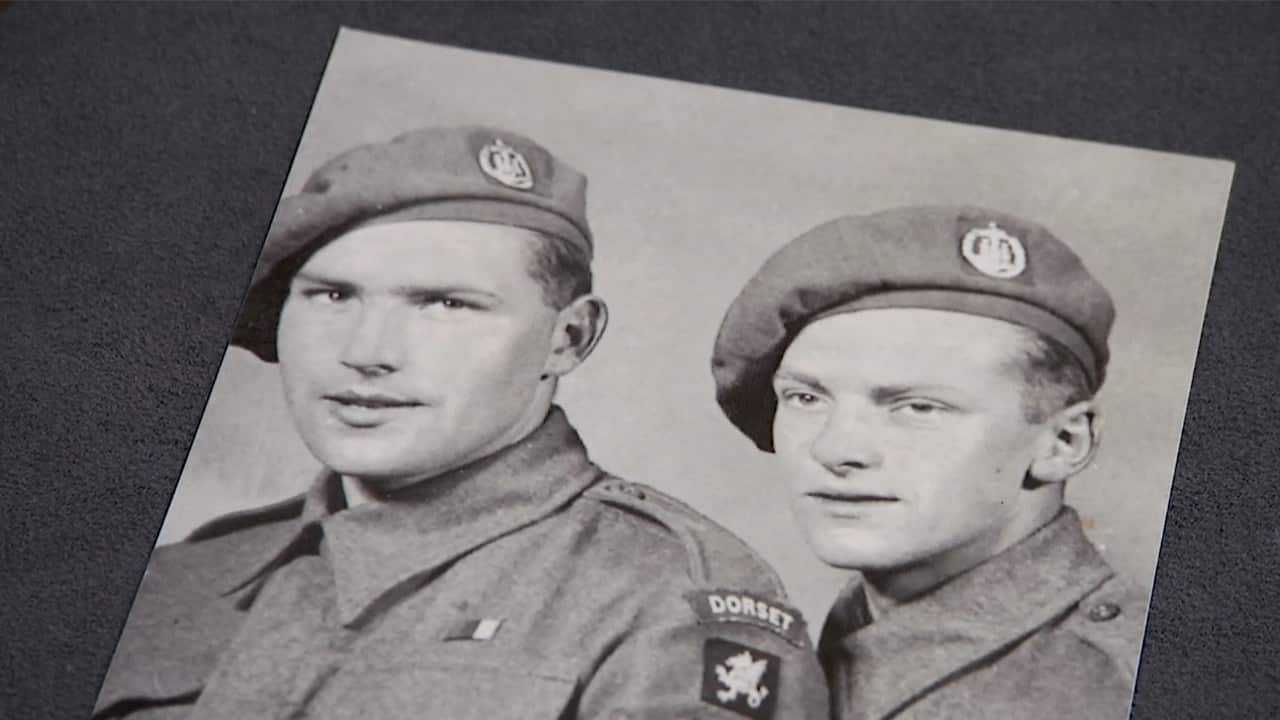 Ken Hay was reunited with his brother on 8 May 1945. 
