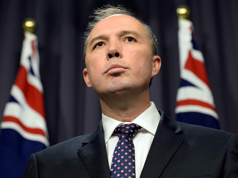 Peter Dutton's comments were poorly recieved by some Melbourne residents.