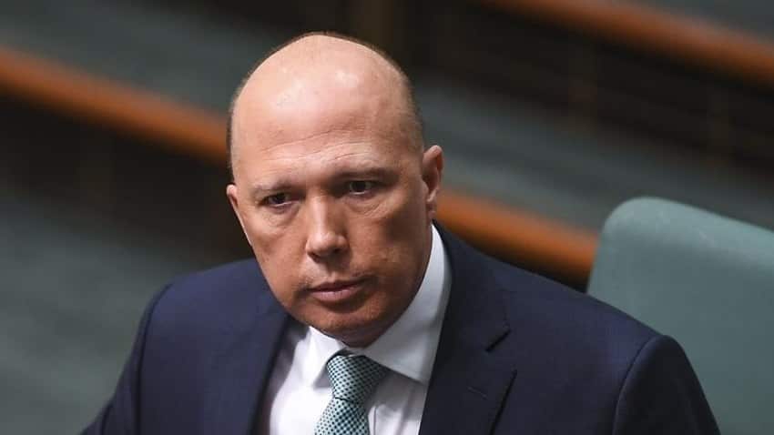 Home Affairs Minister Peter Dutton.