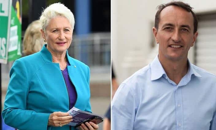 Dr Kerryn Phelps and Dave Sharma .