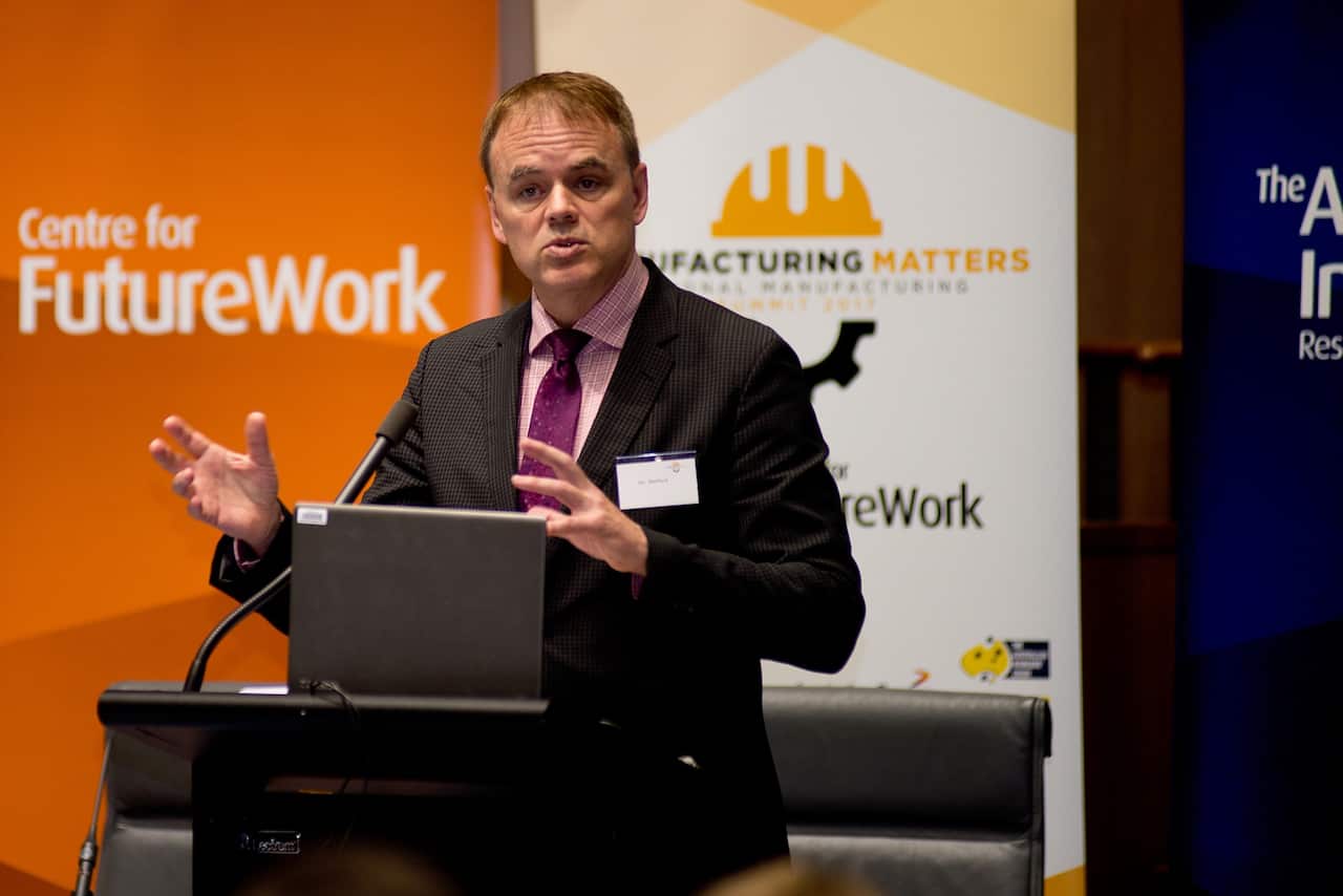 The Centre for FutureWork's Dr Jim Stanford.