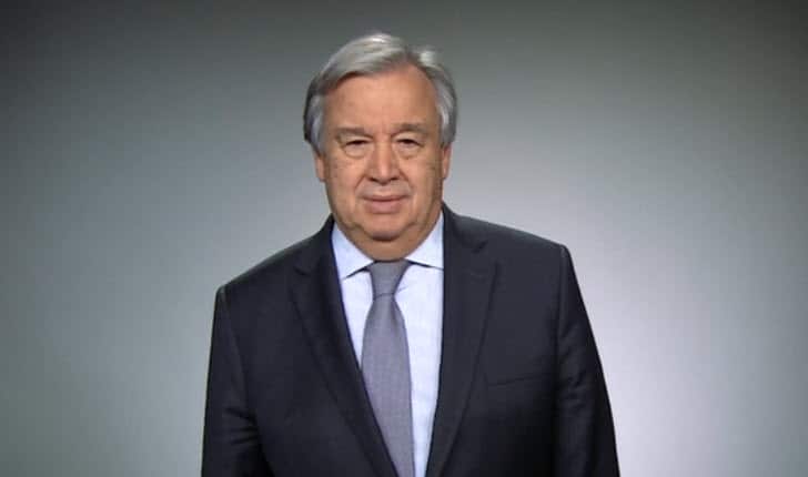 United Nations Secretary General Antonio Guterres