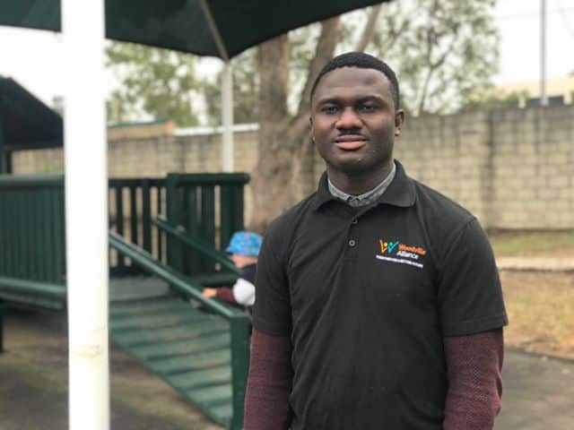 TAFE NSW graduate Ebenezer Akomeng.