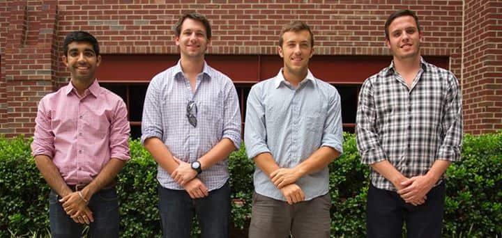 The four university students who invented Undercover Colors nail polish (Faceboook: @UndercoverColors)