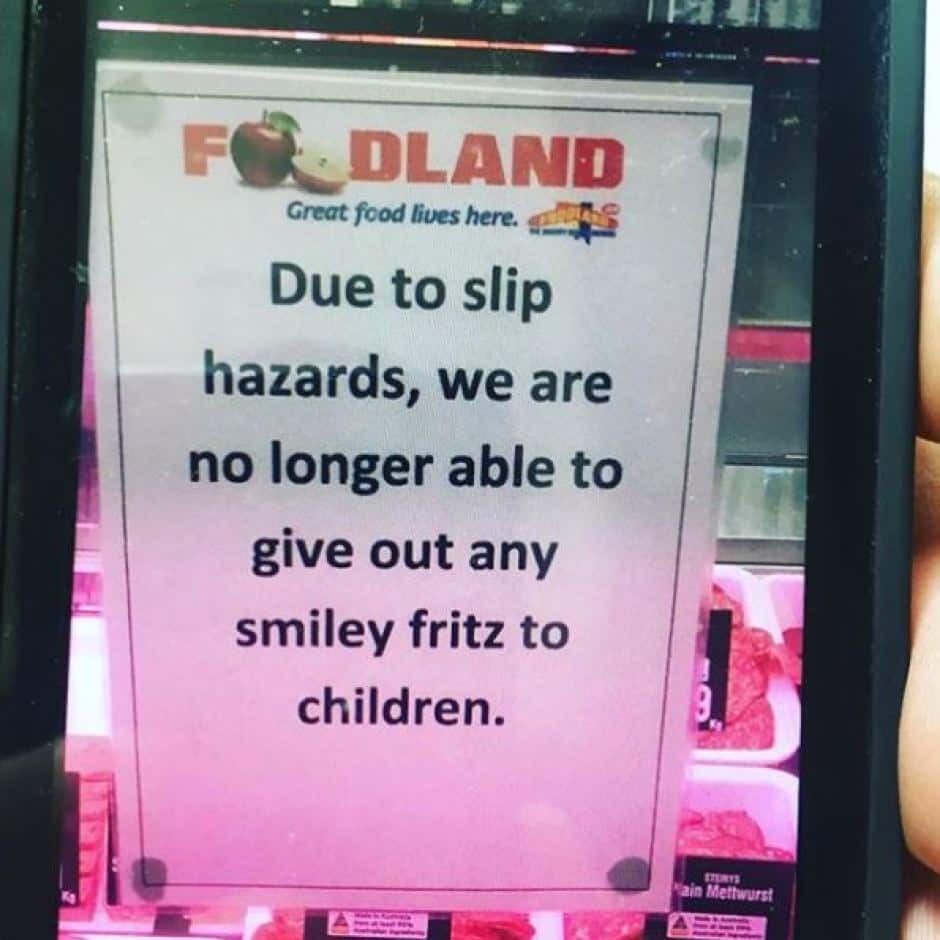 SA supermarket bans smiley fritz
