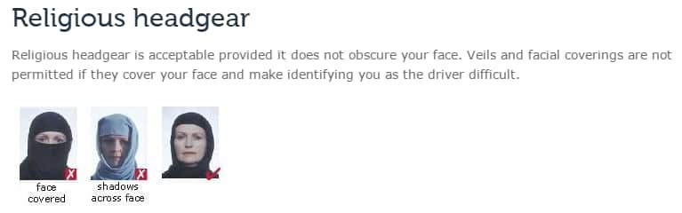 Advice provided on the Vic Roads website. 