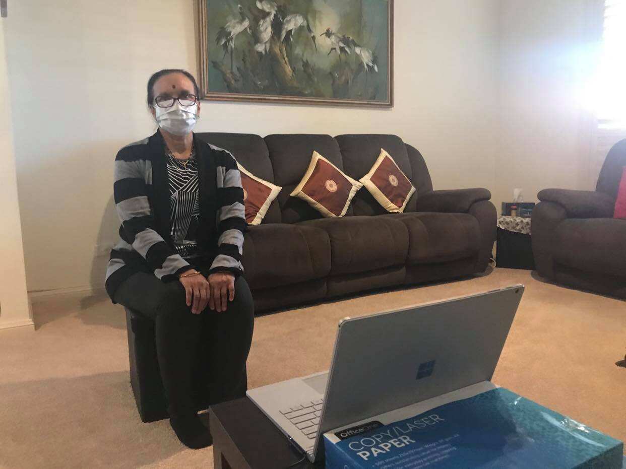 Ms Chandra told SBS News having her appointments with an interpreter over video, is much better than over the phone.