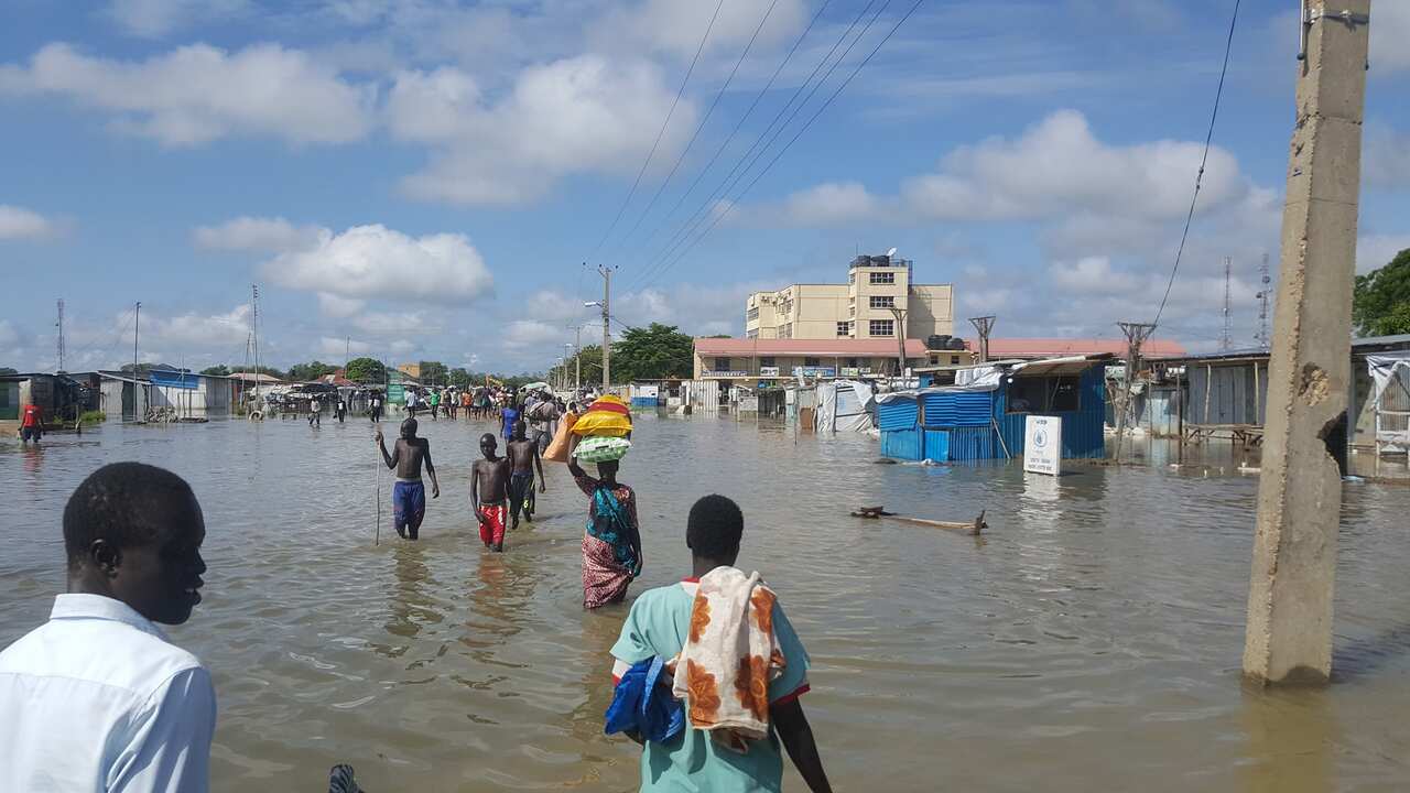 The floods carry waterborne diseases. 
