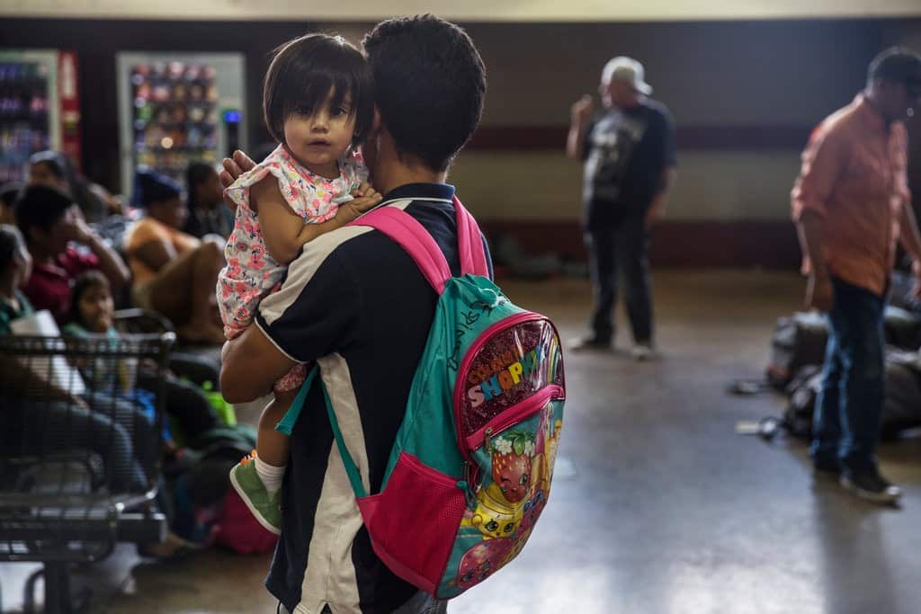 A father and daughter reunite