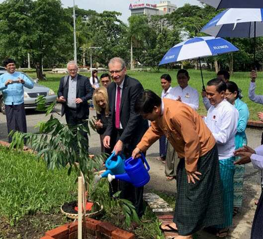 Prof. David Cooper in Yangon, Myanmar, 2017.