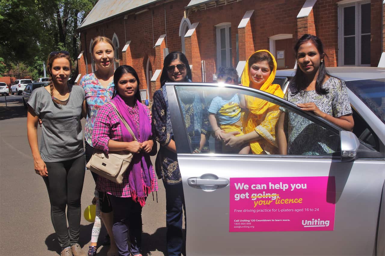 Sima Farahani, Ekaterina Martynova, Tasrika Afrin, Tooba Ismail, Tehmina Alam and Nadia Sukaina are all learning to drive in Dubbo. 