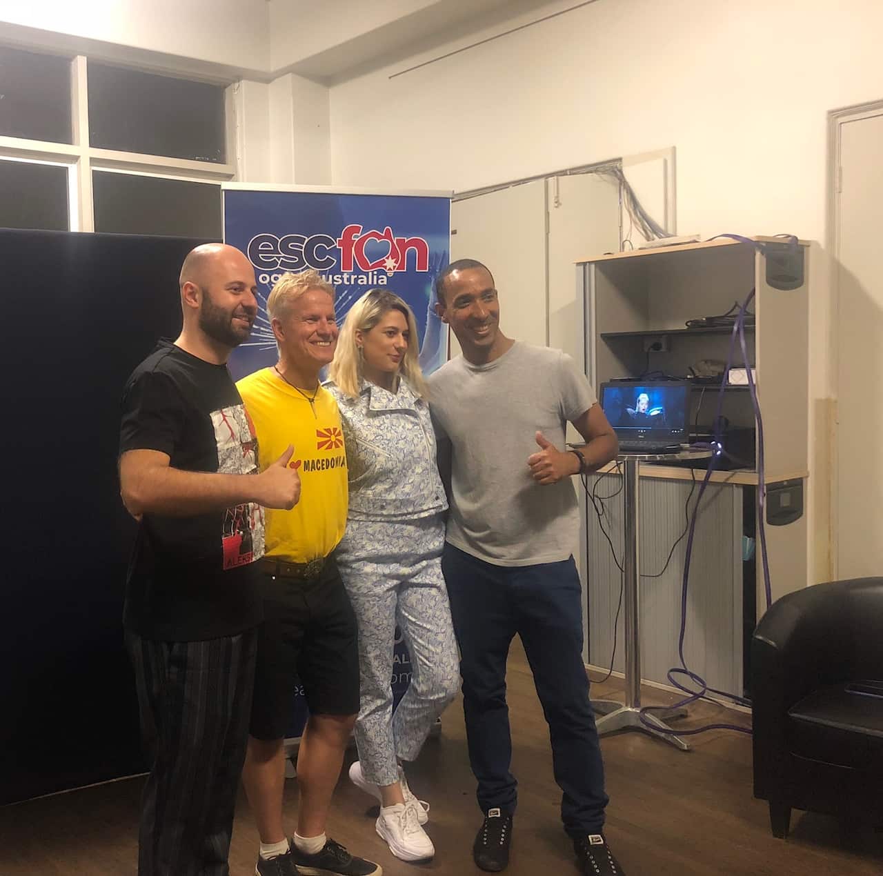 Eurovision fans meet pop rock duo Eye Cue