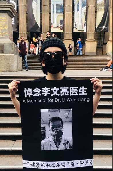 Zoo has organised rallies in support of whistleblower Li Wenliang. 