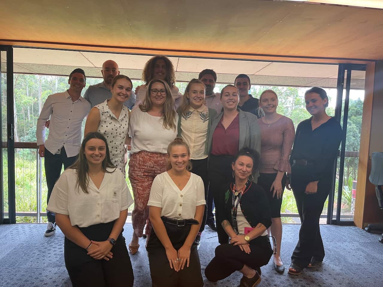 This year's Miroma Bunbilla participants at the University of Newcastle.