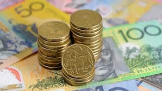 Australian coins and notes.