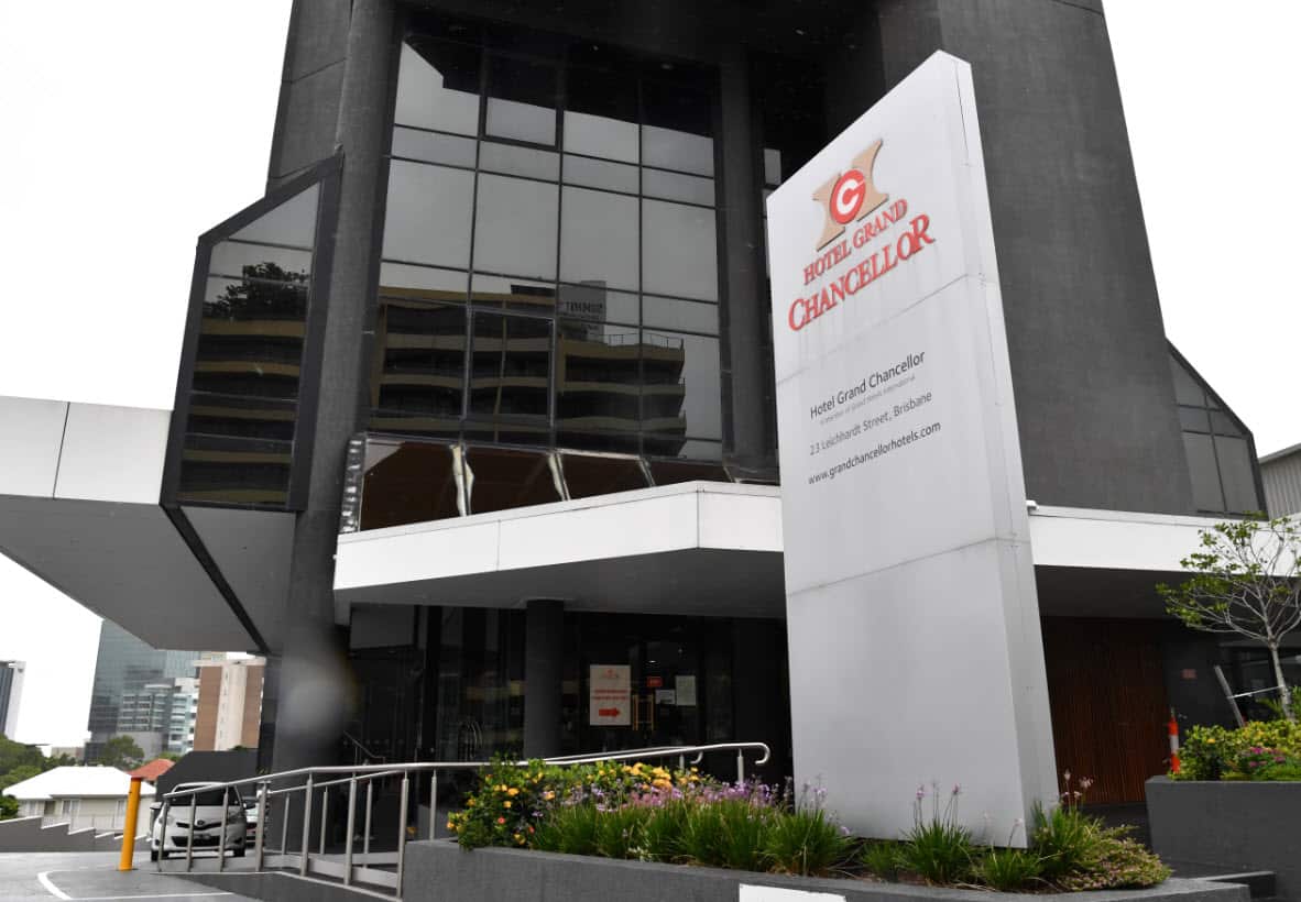 The Grand Chancellor Hotel in Brisbane.