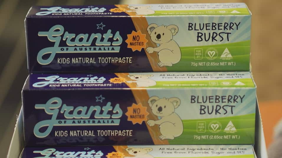 Grants of Australia toothpaste.