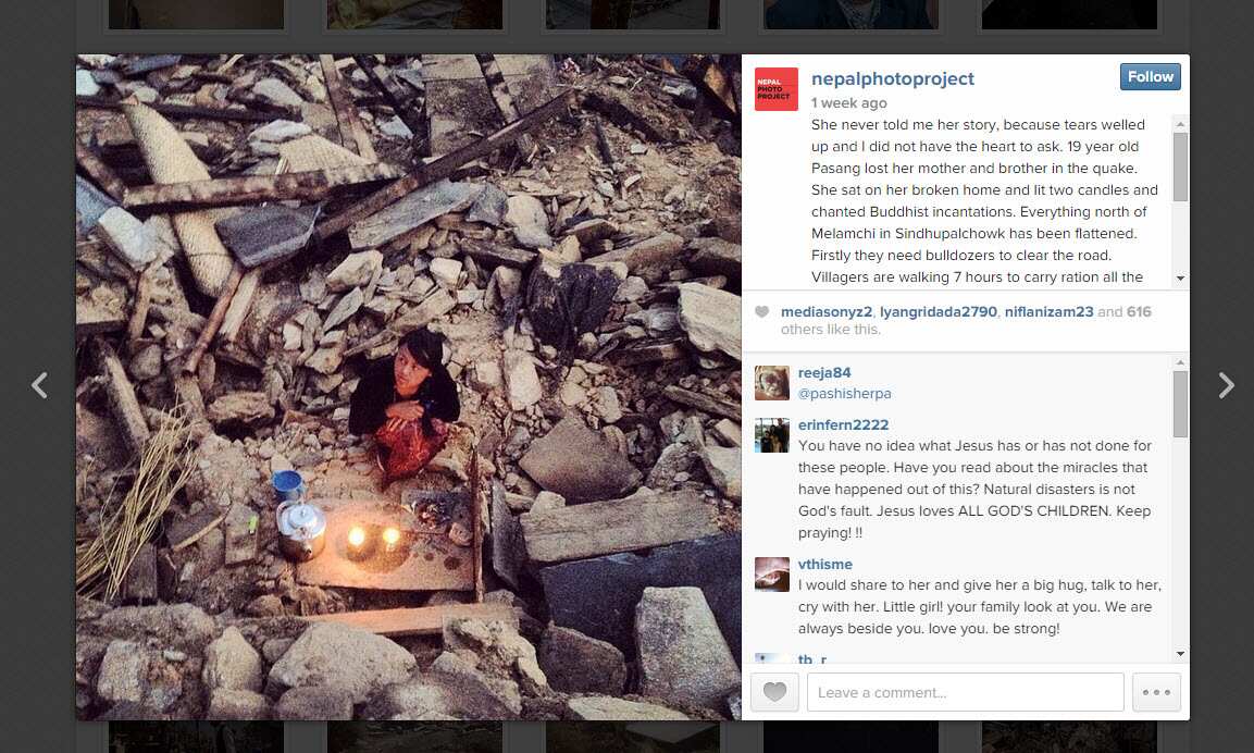 The Nepal Photo Project is giving the tragedy a face