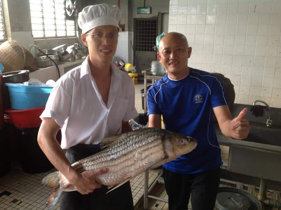 Mr Chow (left) had dreams of owning a restaurant with his family and working as a chef.