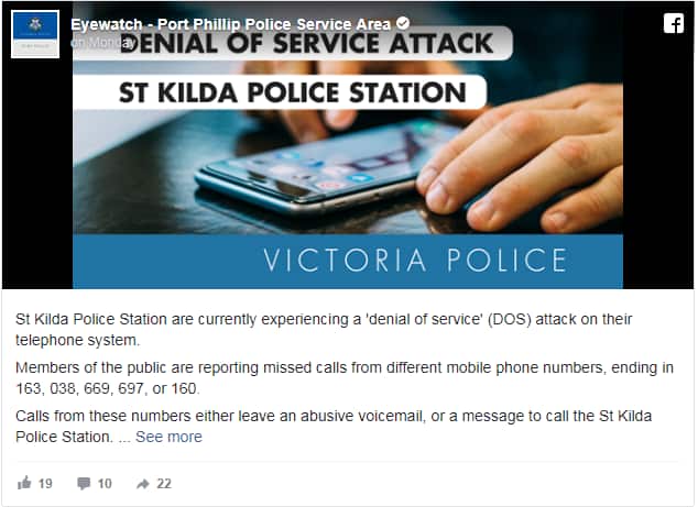 Port Phillip Police Service Area Facebook