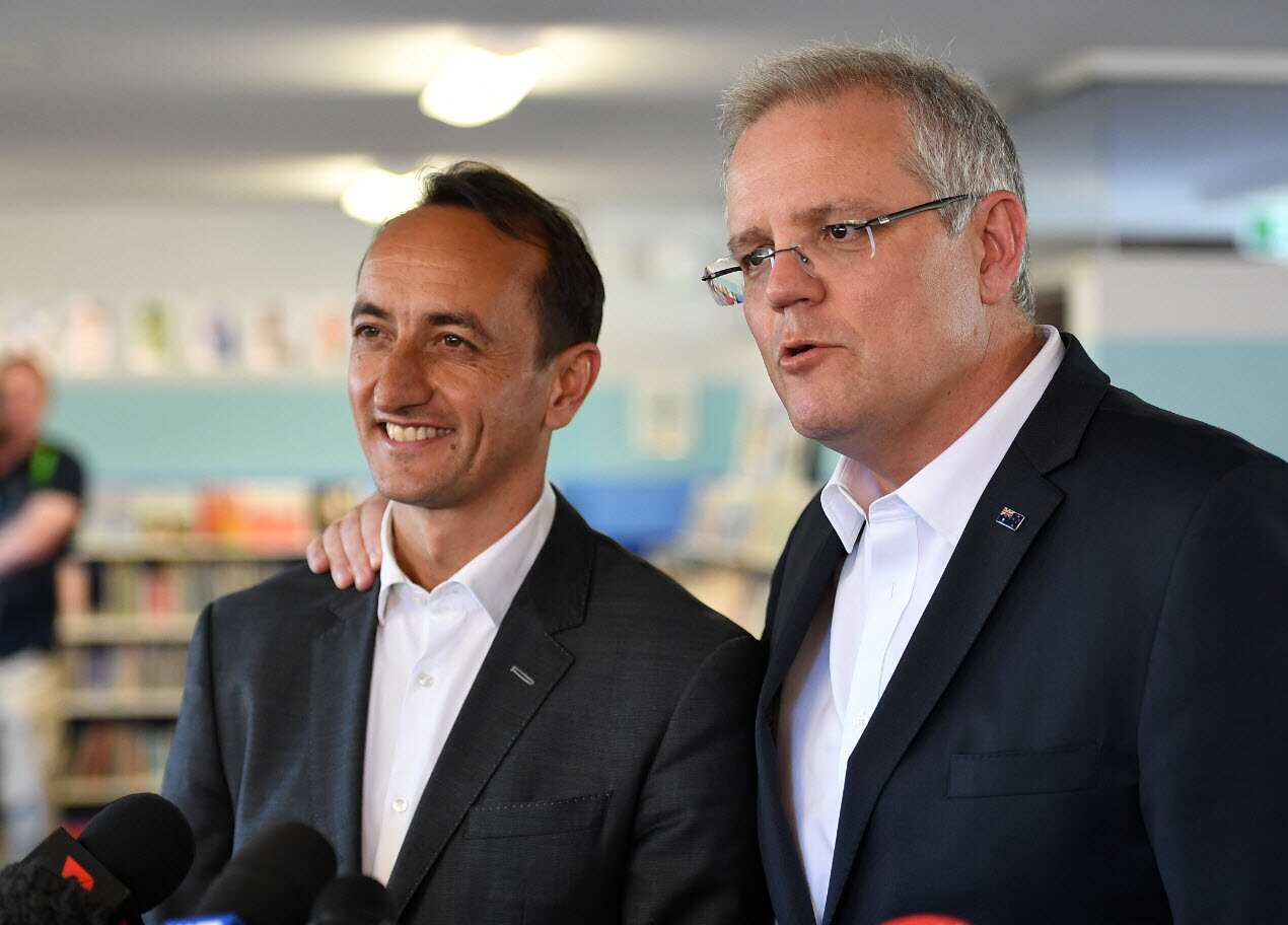 Scott Morrison and Dave Sharma